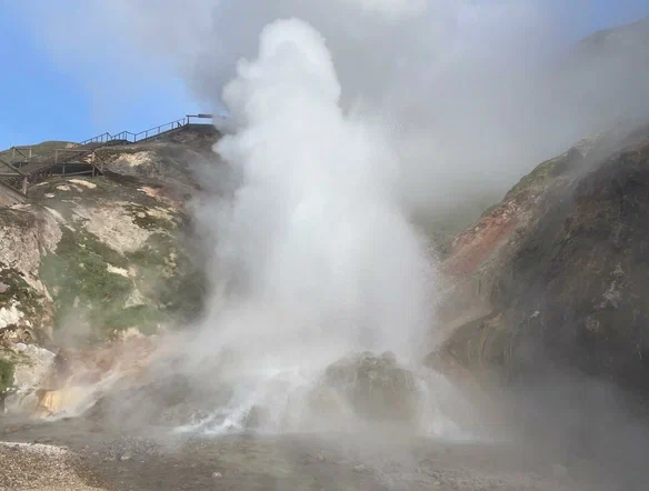 Scientists have checked the condition of Kamchatka geysers