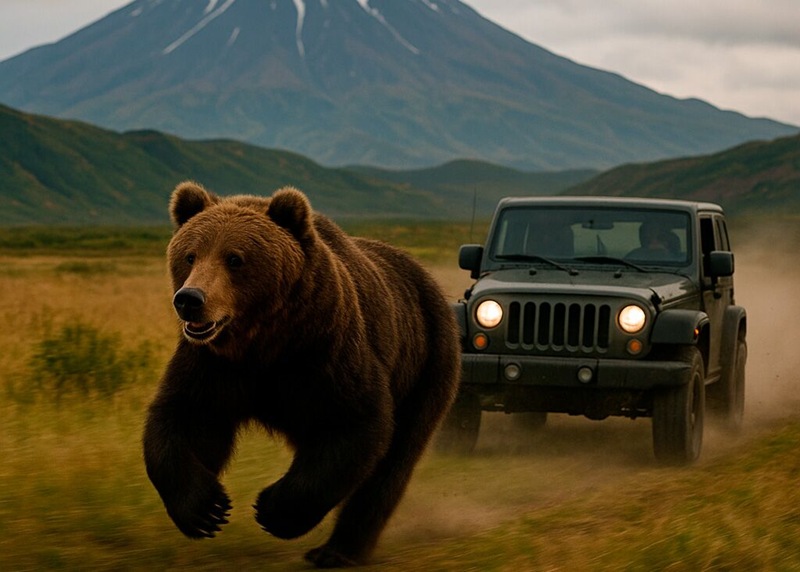 The bear chase in Kamchatka turned out to be an advertisement for tours for the Chinese