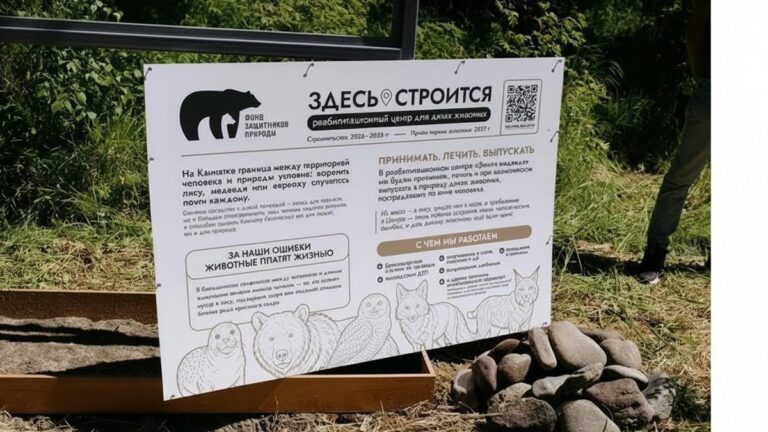 Wildlife Rehabilitation Center Under Construction in Kamchatka