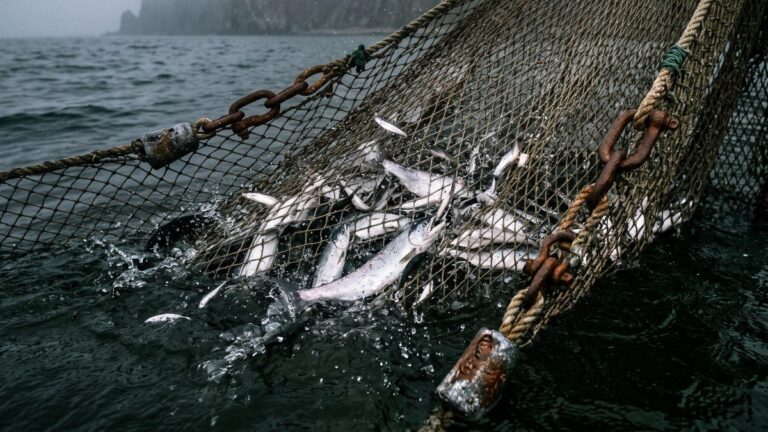 Ecosystem Shifts Alter Salmon and Drive Bluefin Tuna North in the Pacific