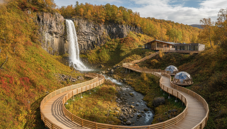 Kamchatka Upgrades Waterfall Trail to Reduce Ecological Impact